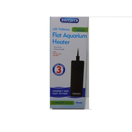 Interpet Life Thermal Flat Aquarium Heater with Free Thermometer Strip 3yr Warranty