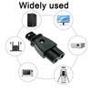 IEC320 C7 2-Pin Plug, Straight Socket, 250 V AC 2.5