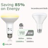 evelor 12 Pack BR30 LED Flood Light Bulbs 65W Equivalent,