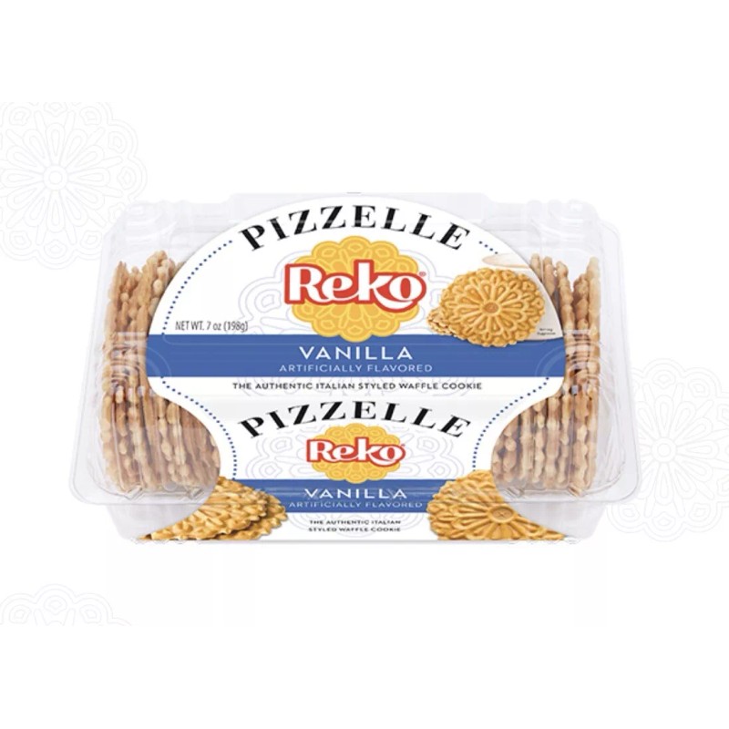 Reko 2 Packs - Reko Vanilla Pizzelle Italian Waffle Cookie
