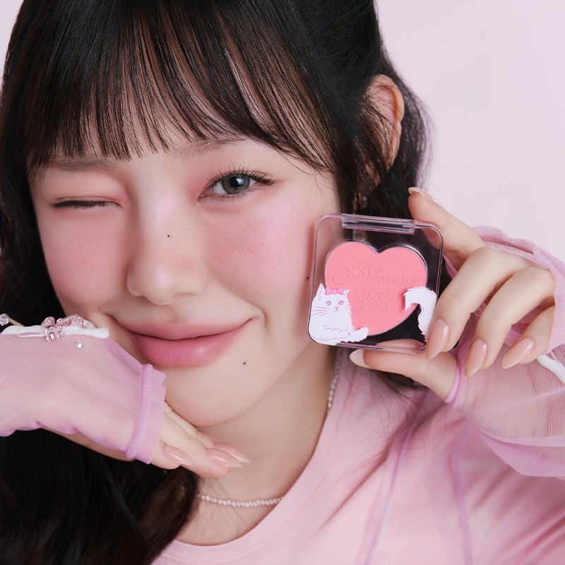 Etude [에뛰드][핑크샤이 컬렉션] 하트팝 블러셔 [Etude][Pink Shy Collection] Heart Pop