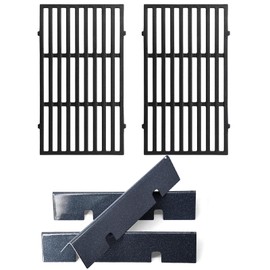 Hiorucet 7635 Flavorizer Bars 7637 Cooking Grates for Weber Spirit 200 & Spirit II 200 Series, E-210, E-215, S-210, S-215, S-220, E-220, Weber GS4 Grill Parts with Front Mount Control