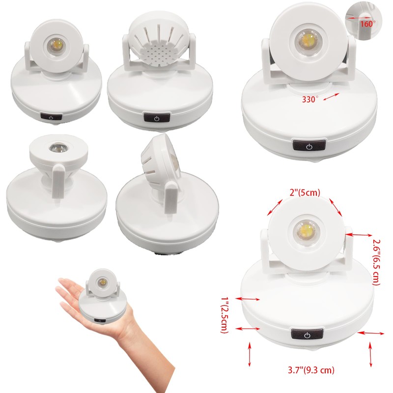 Wireless LED Spotlight 2 Pack, Rechargeable Uplights Battery Powered Picture