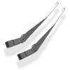 RigidWire 1 Pair Front Windshield Wiper Arm Kit Noiseless Fits