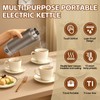 Pure Titanium Travel Kettle,Dual Voltage Portable Electric Kettle 110V-240V Smart