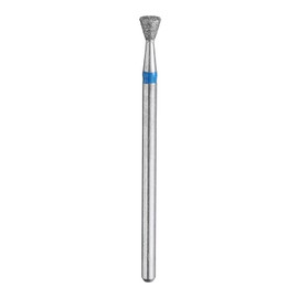 HARFINGTON 120-140 Grits Diamond Grinding Bit 3.5mm Inverted Cone Head 2.35mm Shank 3.5mm Length Stone Sanding Drill Bits Rotary Tool for Ceramic Glass Nails Grinding Polishing