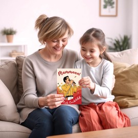 DISJOURNEY Funny Mothers Day Cards - Freddie Mercury Mothers Day Cards for Mom Grandma, First Mother Day Gift for Mom from Daughter and Son - Vulgar Greetings