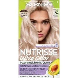 Garnier Nutrisse Nourishing Color Hair Dye PL1 Lightest Platinum FREE WORLD SHIP