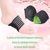 DFsucces 2 Pairs Extra Thick Cushioning Compression Arch Support Breathable