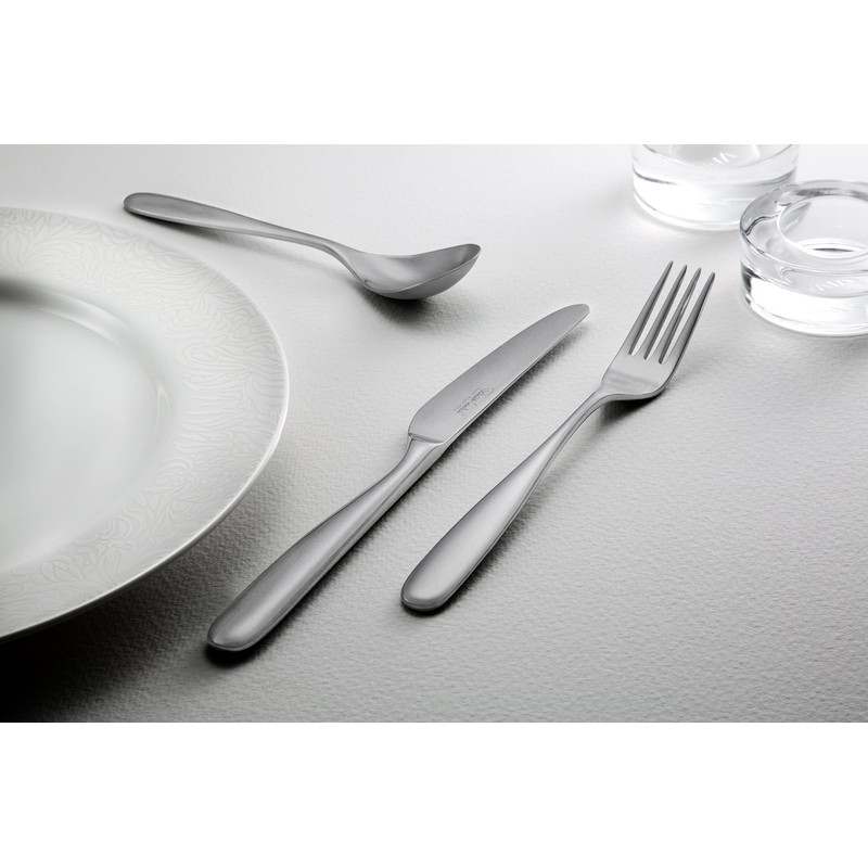 Robert Welch Stanton Satin Coffee Spoons, Set of 8. Suitable
