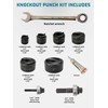 UTZIKO Manual Knockout Hole Punch Driver Kit 1/2 to 2