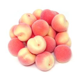 yueton 20PCS Mini Lifelike Artificial Peach Realistic Fake Fruit Peach Simulation Fruit Model Props for Home, Garden, Display Cabinet, Photography, Christmas, Harvest Festival Decoration