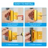 PATIKIL Door Reinforcement Lock, 2 Pack Home Security Door Lock