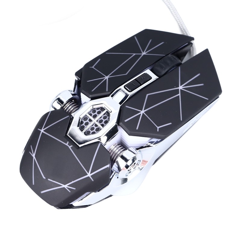 Mechanical Gaming Mouse Precise Control Quick Response RGB Ergonomic Wired