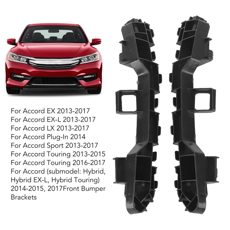 1 Pair Front Bumper Brackets 71198T2AA01 Left Right Bumper Bracket