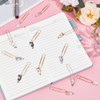 OLYCRAFT 12Pcs Cat Paperclips 3 Inch Alloy Pendant Paper Clip