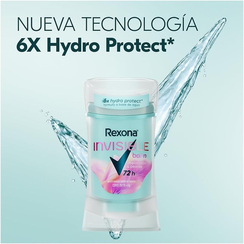 Rexona Invisible Balm Melocotón & Peonia 41g