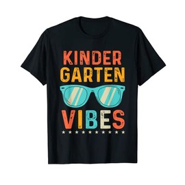 Retro Sunglasses Kindergarten Vibes Funny Back to School T-Shirt