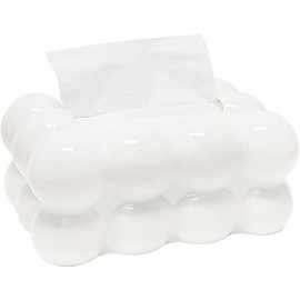 Cotton Candy Box Handkerchiefs, Tissue Box, Creative Cosmetic Tissues Tissue Dispenser, Living Room Tissue Box, Tissue Box for Bathroom, Bedroom, Dining Room, Office, 20 x 13.5 x 8.7 cm