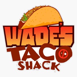 Wade'S Taco Shack Bumper Sticker Window Vinyl Decal 5"