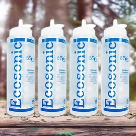 Ecosonic Skin Tone Up Skin Care Massage Tube Gel 4 x 250ml / 에코소닉 피부톤업 피부관리 마사지 튜브젤 4개 250ml