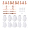 PLASMA Cutter Consumables Shield Cup Electrodes Ring Tips for CT312