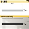 Powrocket Linear Bar Air Grille 44" X 4", Aluminum Air