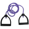 Finoa 22152 Fitness Tube with Handle, Fitness Cable Plus, Lavender