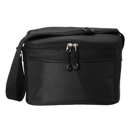 6-Can Cube Cooler Black/Black