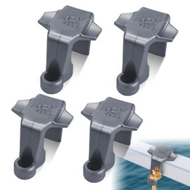 Cendasun Boat Fender Clips,Pontoon Boat Fender Clips for Square Rail,Quick Release Hangers/Adjustable Boat Bumper for Docking Ideal for Boat Docking (4PCS)