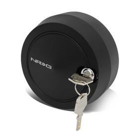 NRG Innovations NRG-SRK-201MB Steering Wheel Version 2 Quick Release Short Hub Adapter with Mounting Bolts, Quick Lock W/Free Spin Black