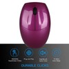 2.4G Wireless Mouse Symmetric with USB Receiver for Desktop Computers