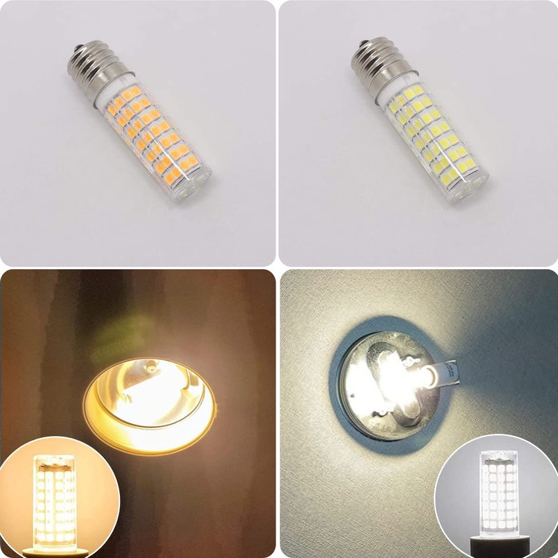 HXWY E17 LED Bulb for Microwave Oven Over Stove Appliance,