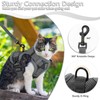 YUBBYSTU Cat Harness and Leash Set for Walking, Adjustable Kitten