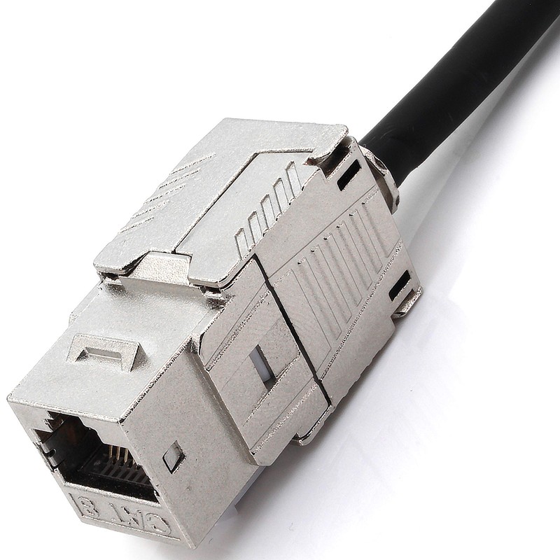 1aTTack.de 2 x CAT 8-2 x Keystone RJ45 Tool-Free CAT8