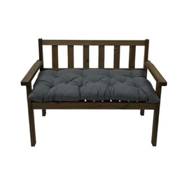 Indoor/Outdoor Bench Cushion, Garden Loveseat Cushion, Swing Seat Cushion,Thicken Patio Bench Soft Rocking Chairs Pad for Lounger Garden Furniture Patio Loveseat Bench (Dark Grey, 39.4"x17.9")