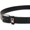 Tommy Jeans Men Belt Scanton 3.5 Leather, Black (Black), 100