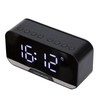 D‑88 Multifunctional Bluetooth Clock Speaker Portable Dual Alarm Clock Function