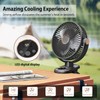 iNeibo 8-inch Oscillating Clip on Fan, 10000mAh Battery Powered with