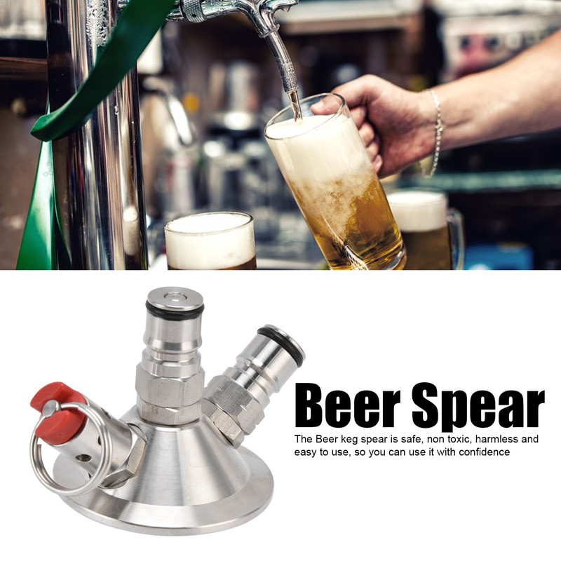 Stainless Steel Beer Spear Harmless Mini Beer Keg Dispenser Spear