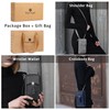 Genuine Leather Crossbody Cellphone Bag for Women RFID Blocking Phone