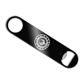 Battlestar Galactica Logo Stainless Steel Vinyl Covered Flat Bartender Speed Bar Bottle Opener