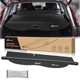 Nilight Cargo Cover Fit for Toyota Highlander 2020 2021 2022 2023 2024 2025, Retractable Privacy Security Shield Shade Rear Trunk Cover, with Trunk Storage Net