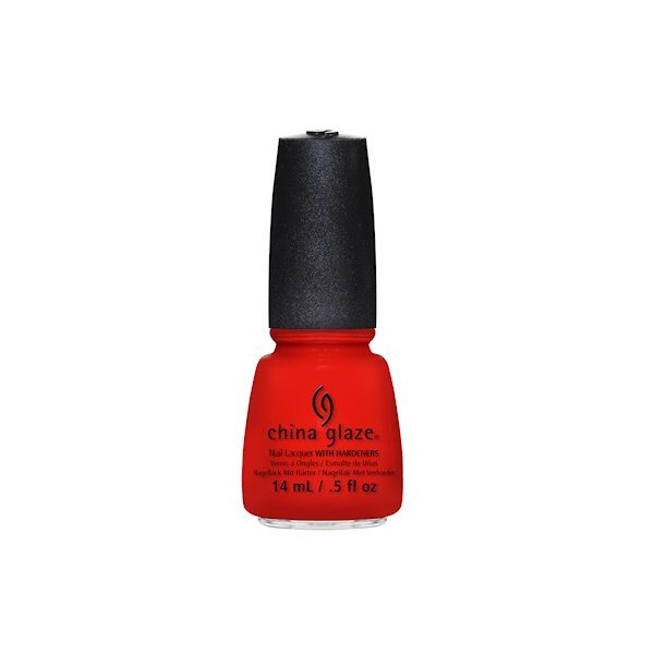 China Glaze Nail Lacquer, Igniting Love, 0.5 Fluid Ounce