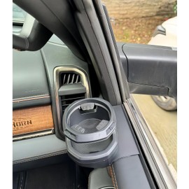 POETRYXIAO Car Door Cup Holder for 2019-2024 Ram 1500 2500 3500,Passenger Side Door Cup Holder,Ram Accessories (Right)