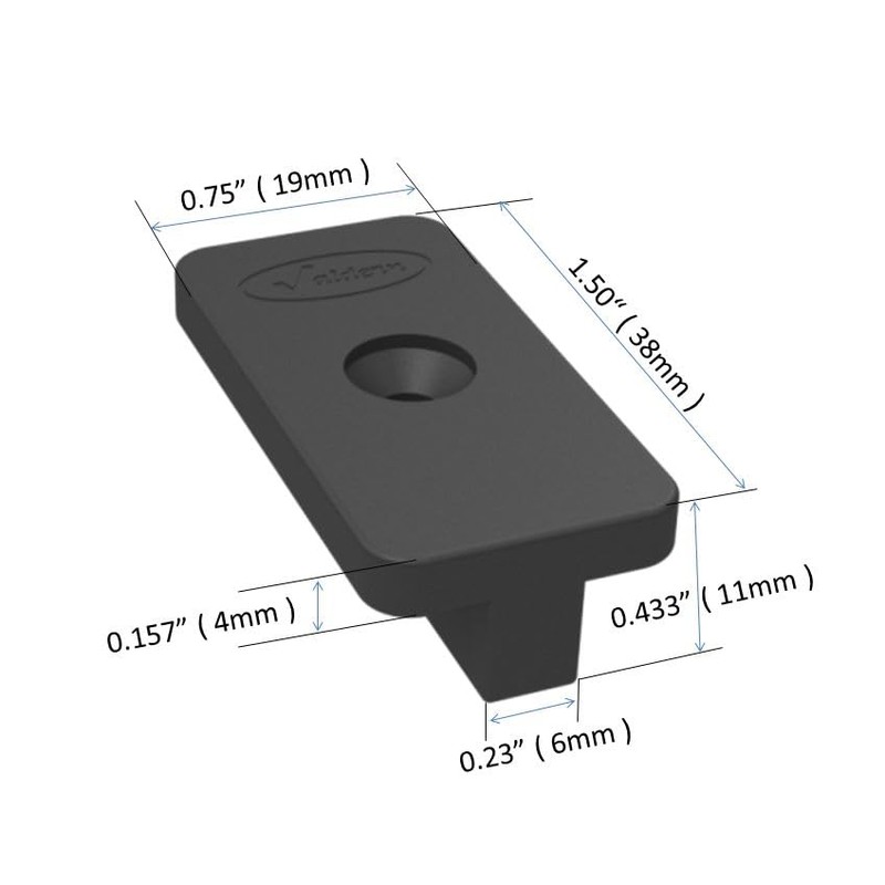 Valdern Plastic Composite Decking Clips with Screws Hidden Deck Fixings