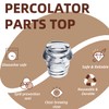 Coffee Percolator Plastic Knob Top and Washer Rings Compatible with