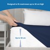Small Double Fitted Sheet for Size 120x190 cm in Blue