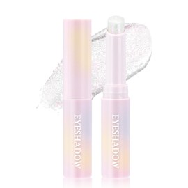 Chameleon Jelly Glaze Eyeshadow Stick, Multichrome Color Shifting Highly Pigmented Gel Eye Shadow Pencil, Holographic Shimmering Highlighter Pen for Eye, Body, Lip and Leg, 01# Frost Bite