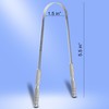 Dentaplex Tongue Scraper Metal Stainless Steel Tongue Scrapers for Adults